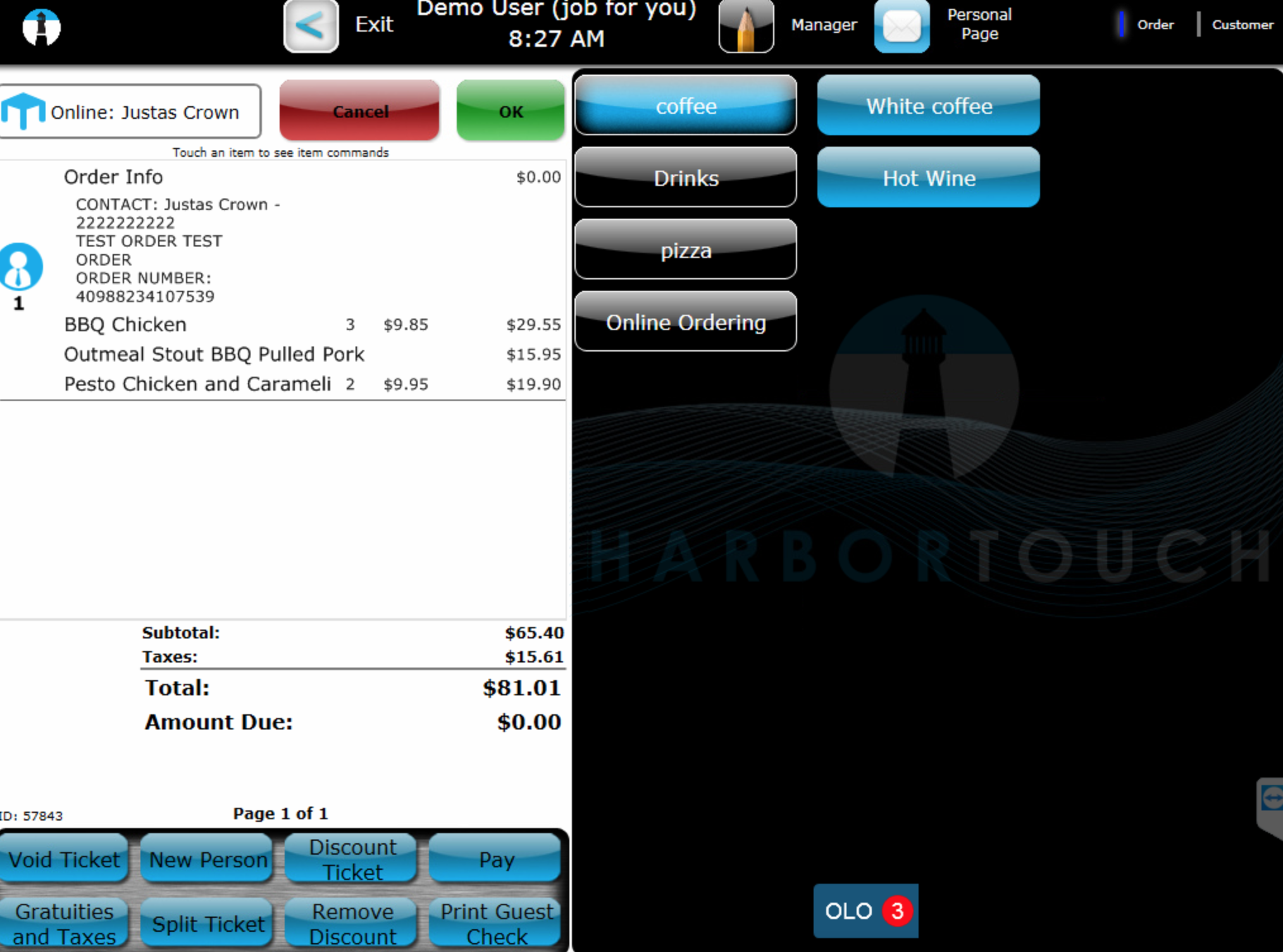POS ticket